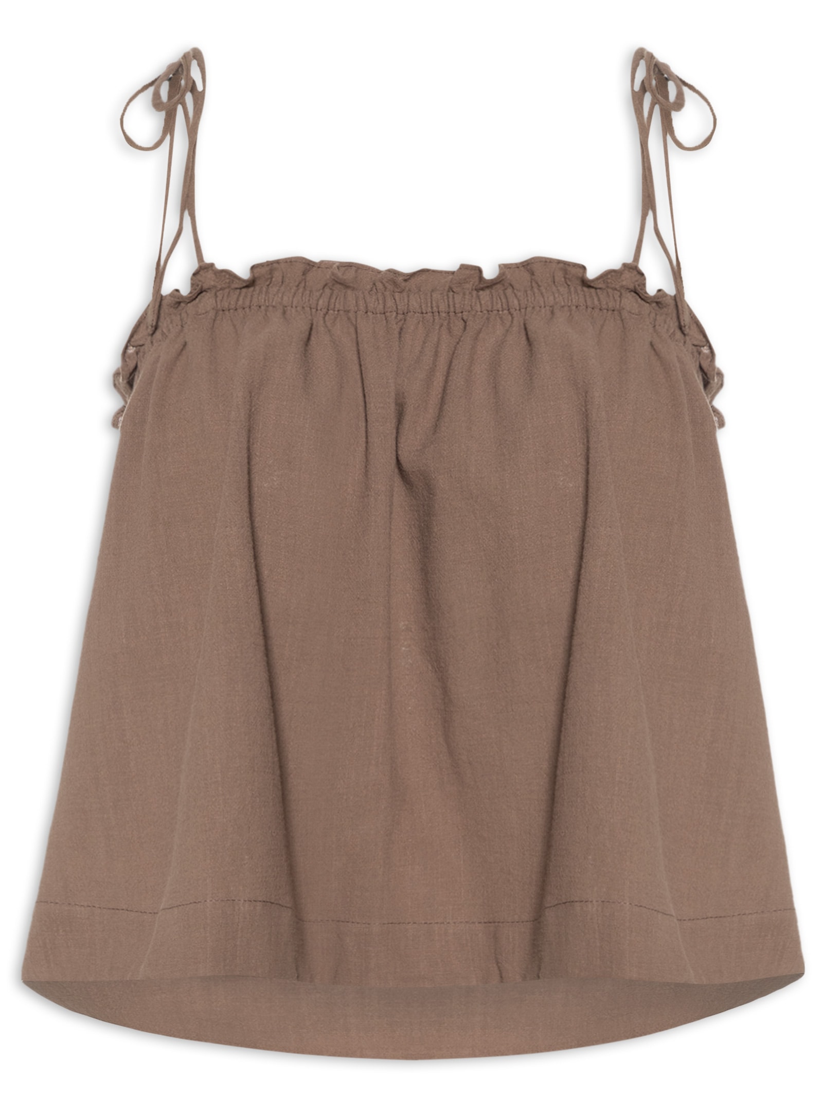 Blusa Feminina Alça IPA  – Marrom Panô