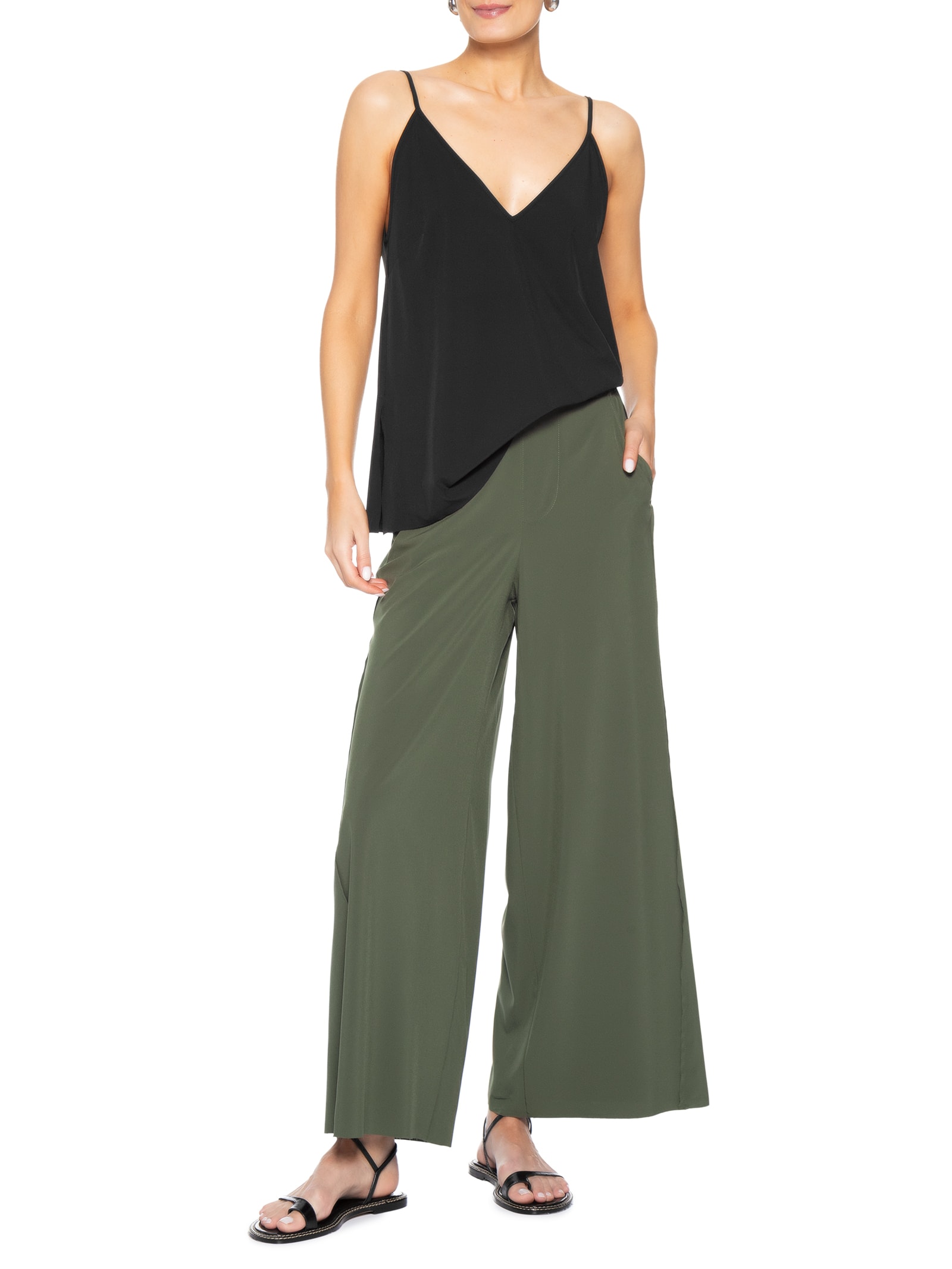 Blusa Feminina Alças Superlight Preto Osklen