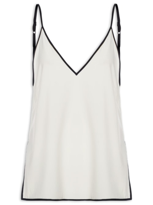 Blusa Feminina Alças Superlight Viés – Off White