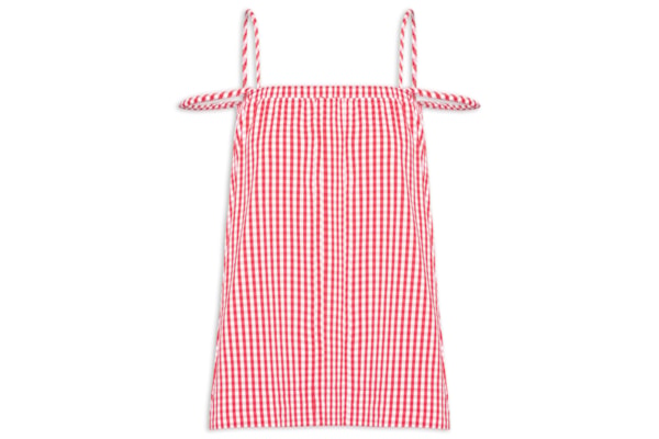Blusa Feminina Alcinha Alg Vichy - Vermelho