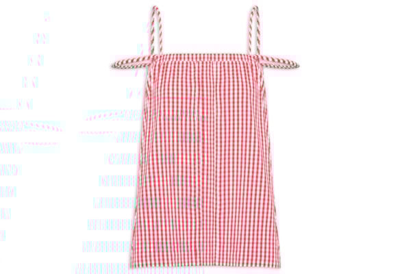 Blusa Feminina Alcinha Alg Vichy - Vermelho