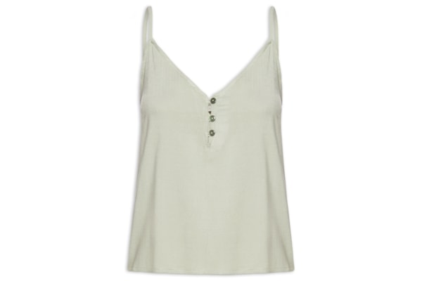 Blusa Feminina Alcinha Decote V - Verde