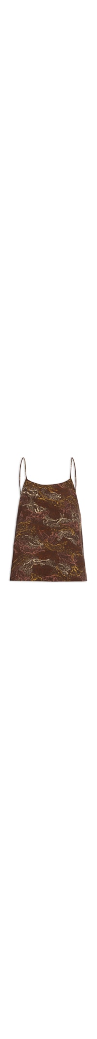 Blusa Feminina Alcinha Est Odisseia - Marrom