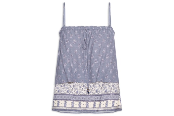 Blusa Feminina Alcinha Estampa Chilli C - Azul