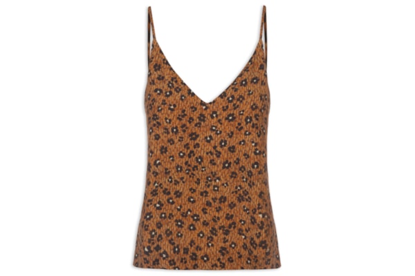 Blusa Feminina Alcinha Florear - Marrom