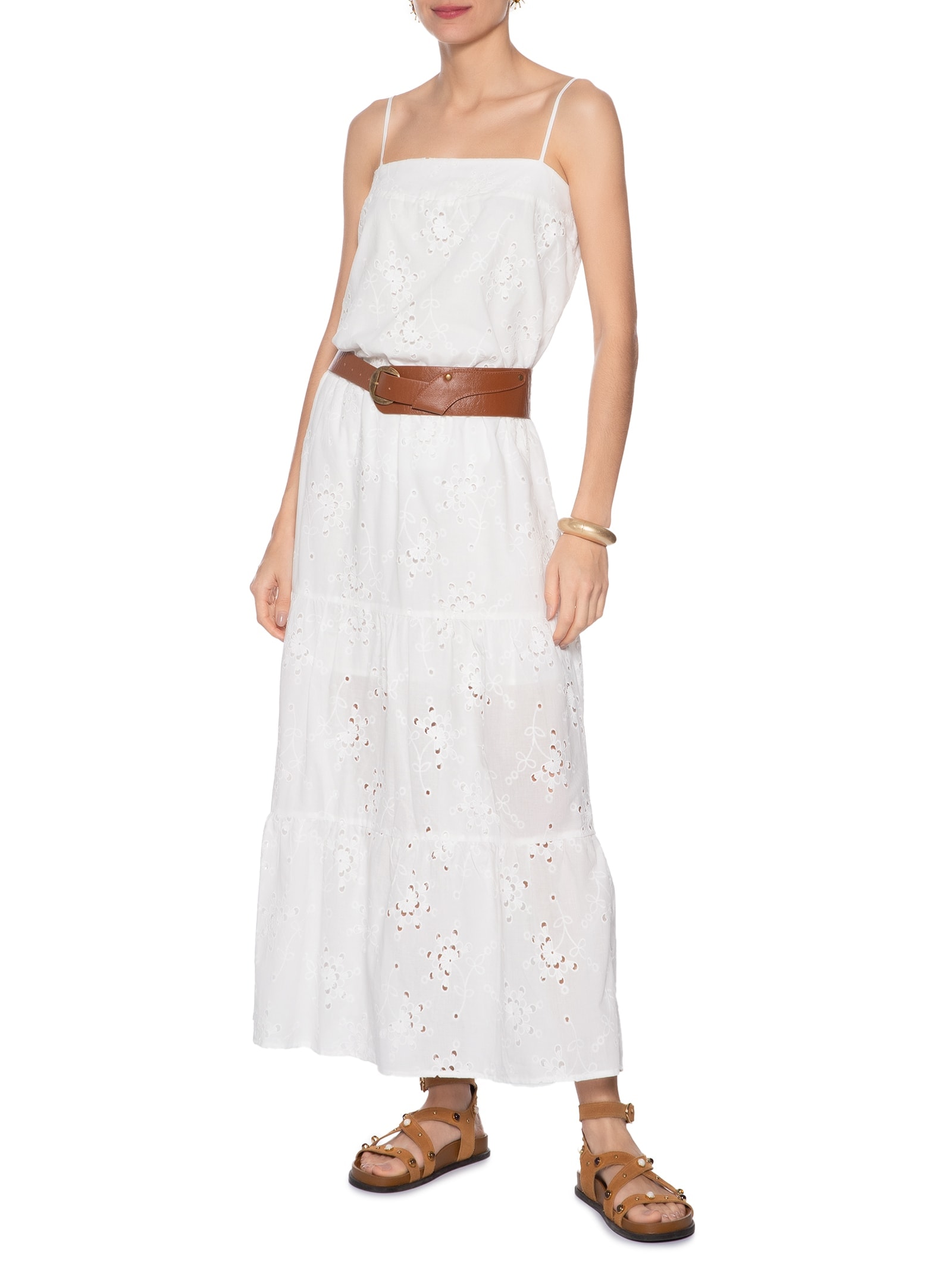 Blusa Feminina Alcinha Laise Branco Maria Filó