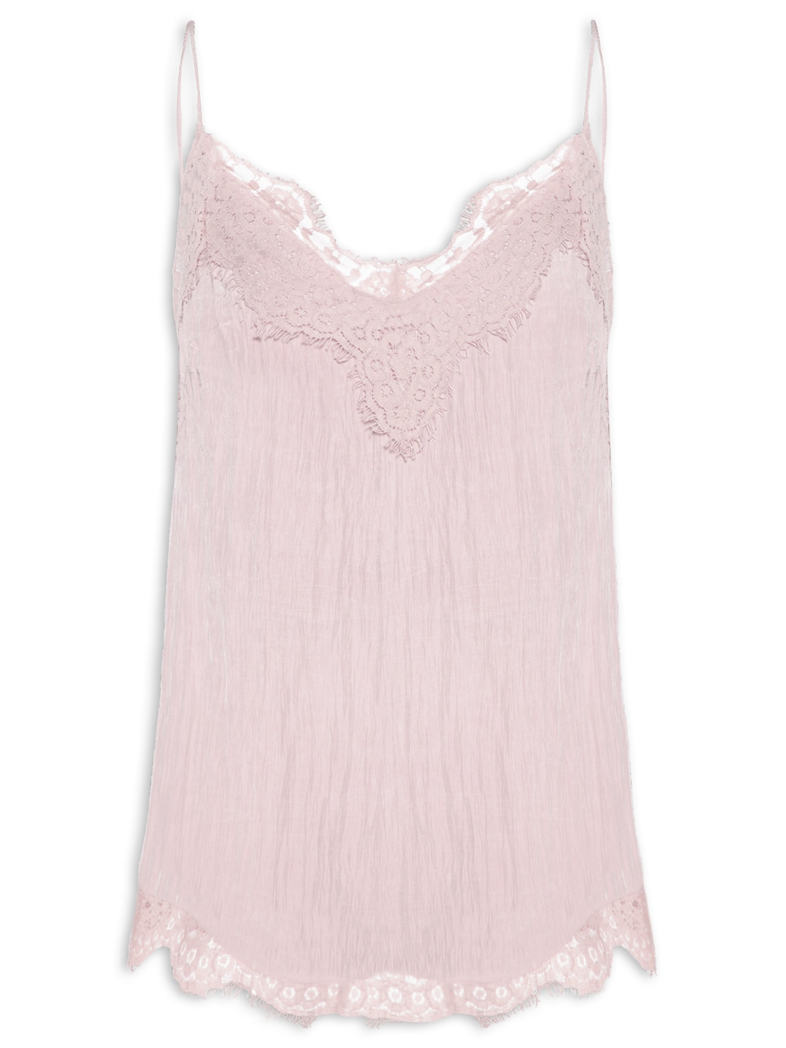 Blusa Feminina Alcinhas Renda Rosa Farm