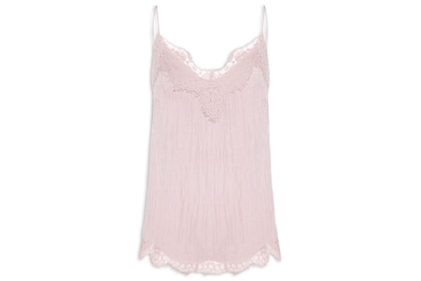 Blusa Feminina Alcinhas Renda - Rosa