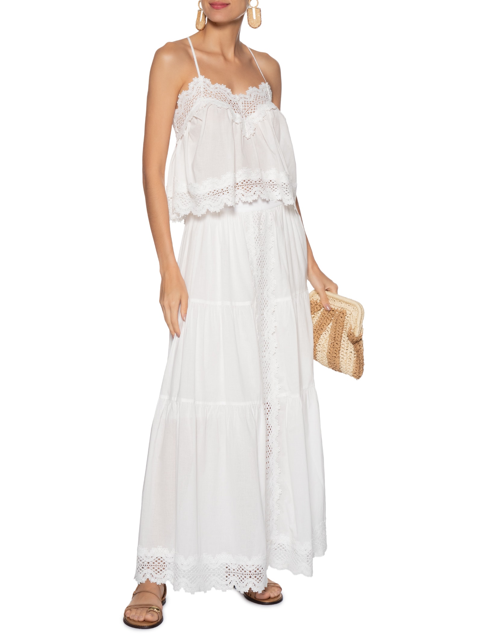 Blusa Feminina Algodão Com Renda Branco Dress To