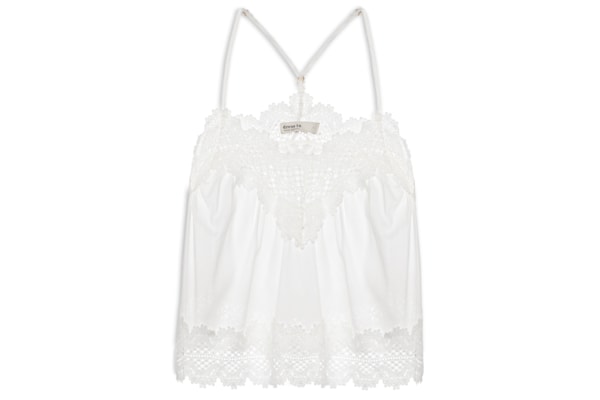 Blusa Feminina Algodão Com Renda - Branco