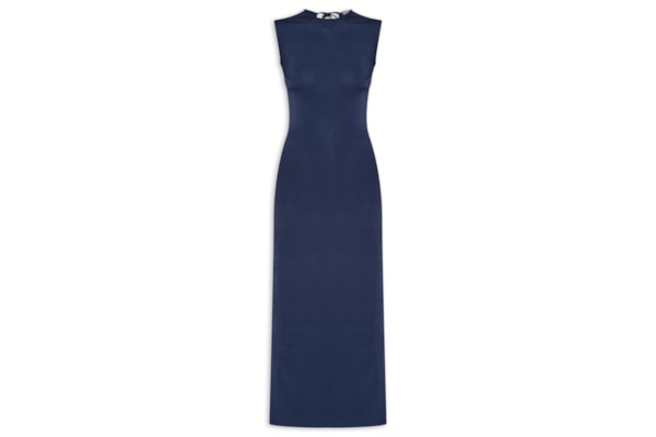 Blusa Feminina Alongada Assimétrica - Azul