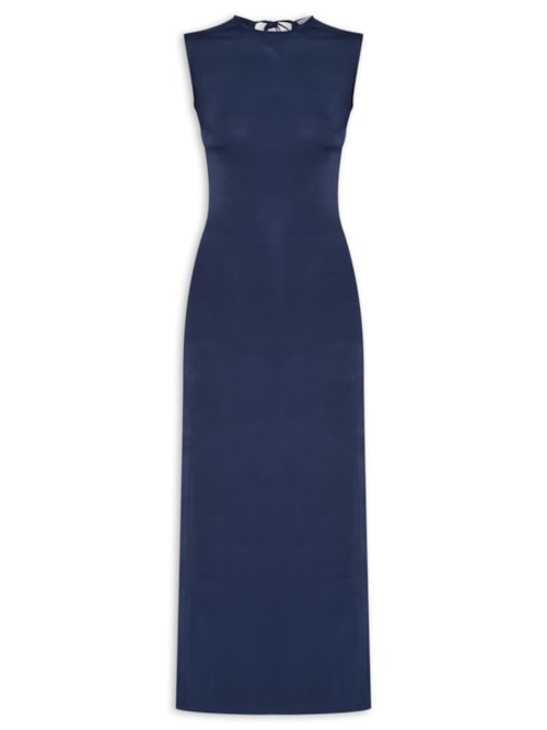 Blusa Feminina Alongada Assimétrica – Azul