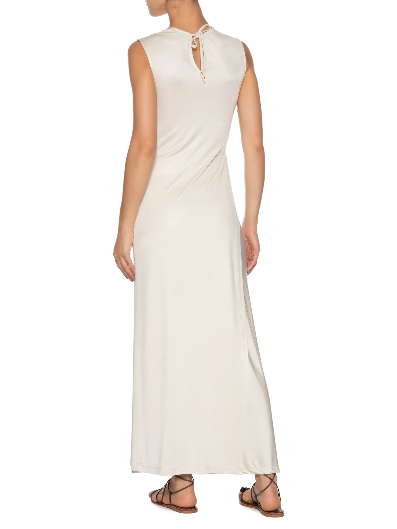 Blusa Feminina Alongada Assimétrica Off White '2Essential