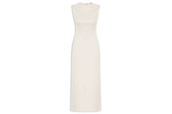 Blusa Feminina Alongada Assimétrica - Off White