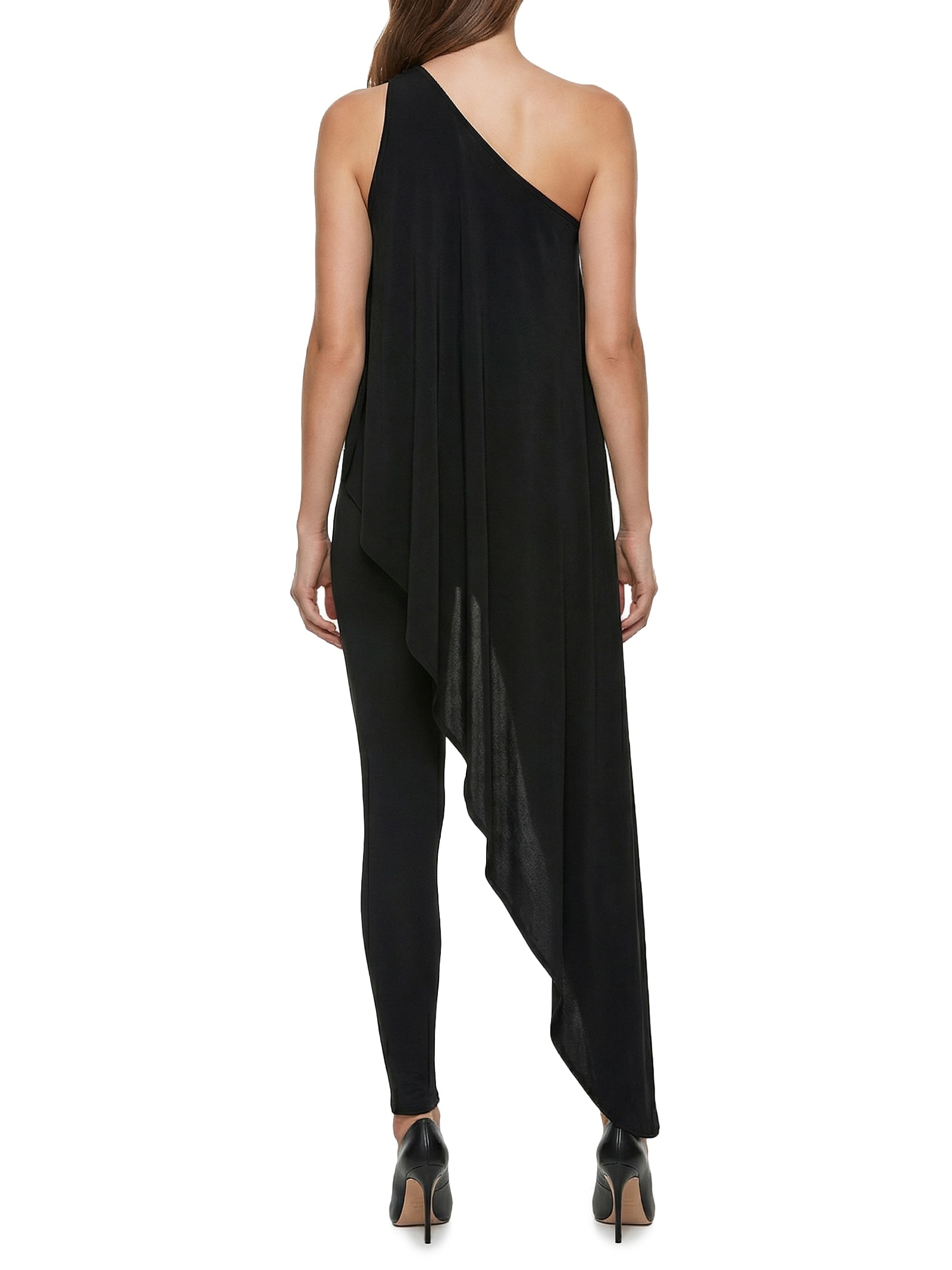 Blusa Feminina Alongada Assimétrica Preto My Favorite