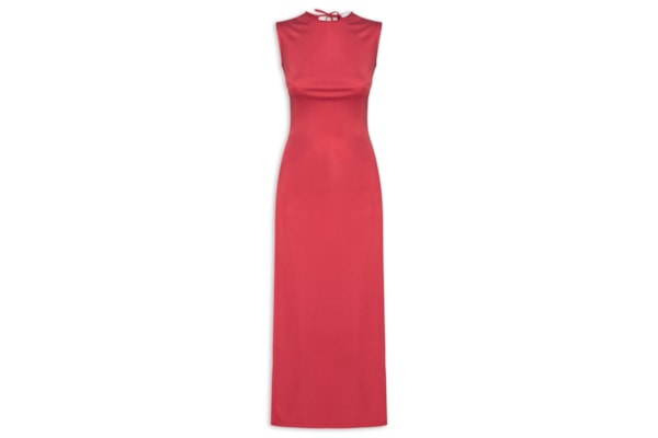 Blusa Feminina Alongada Assimétrica - Vermelho