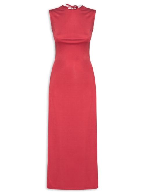 Blusa Feminina Alongada Assimétrica – Vermelho