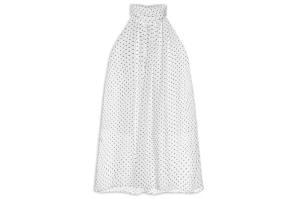 Blusa Feminina Alongada Com Decote Halter - Off White