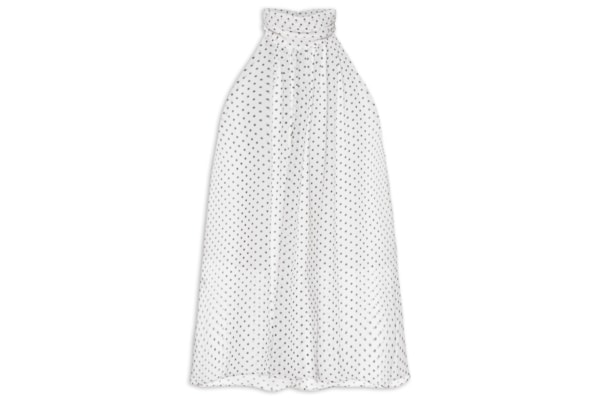 Blusa Feminina Alongada Com Decote Halter - Off White