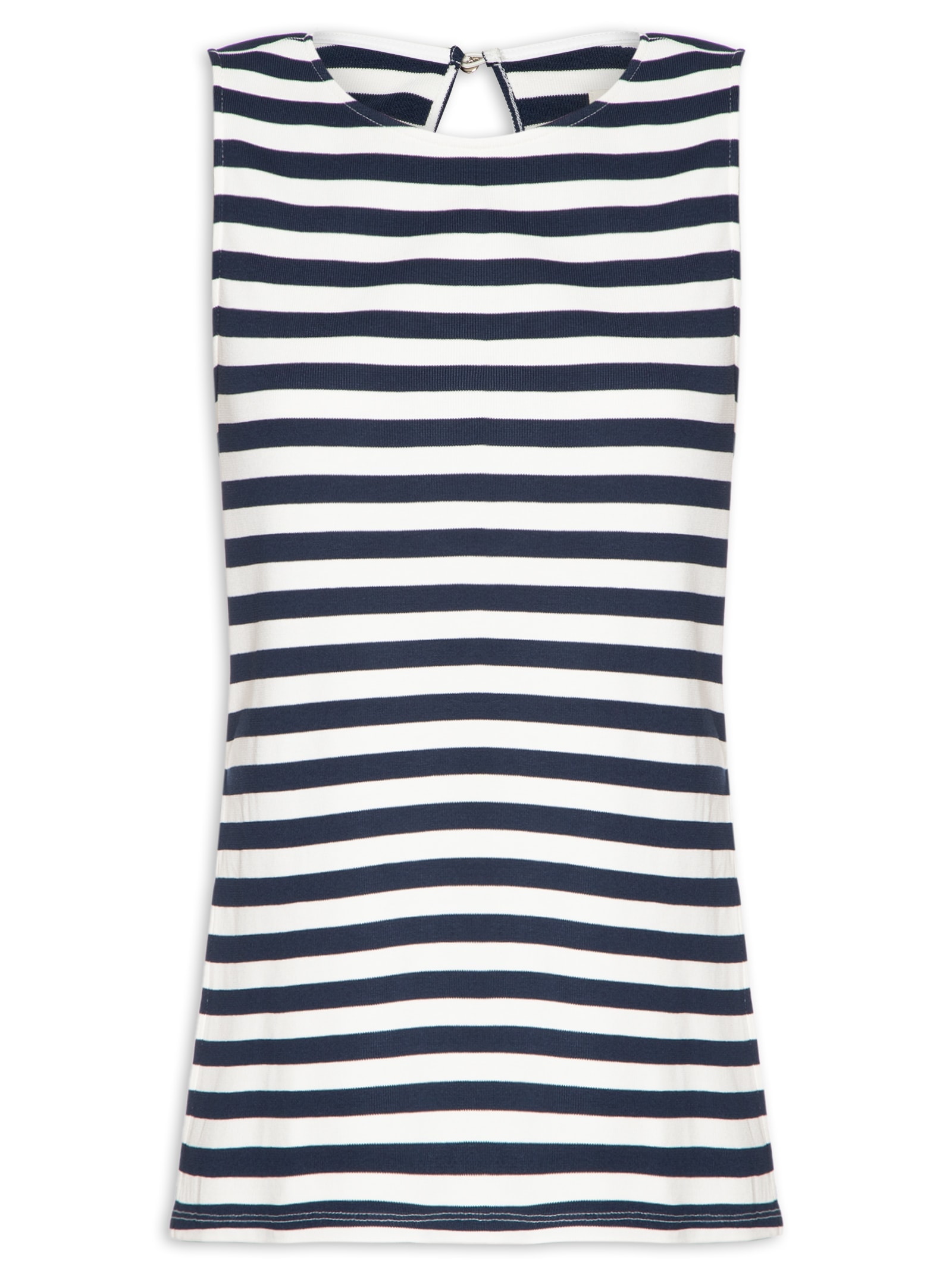 Blusa Feminina Alongada Com Fenda Azul My Favorite