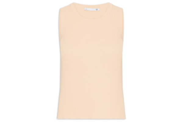 Blusa Feminina Alongada Em Tricot - Bege