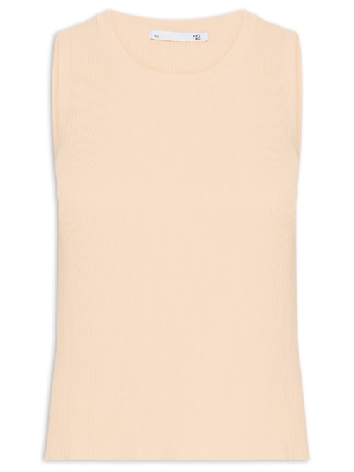 Blusa Feminina Alongada Em Tricot – Bege