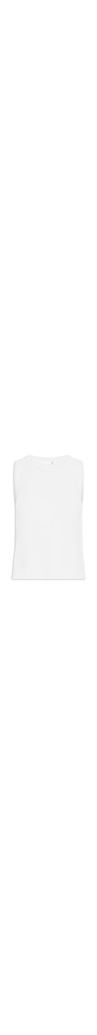 Blusa Feminina Alongada Em Tricot - Branco