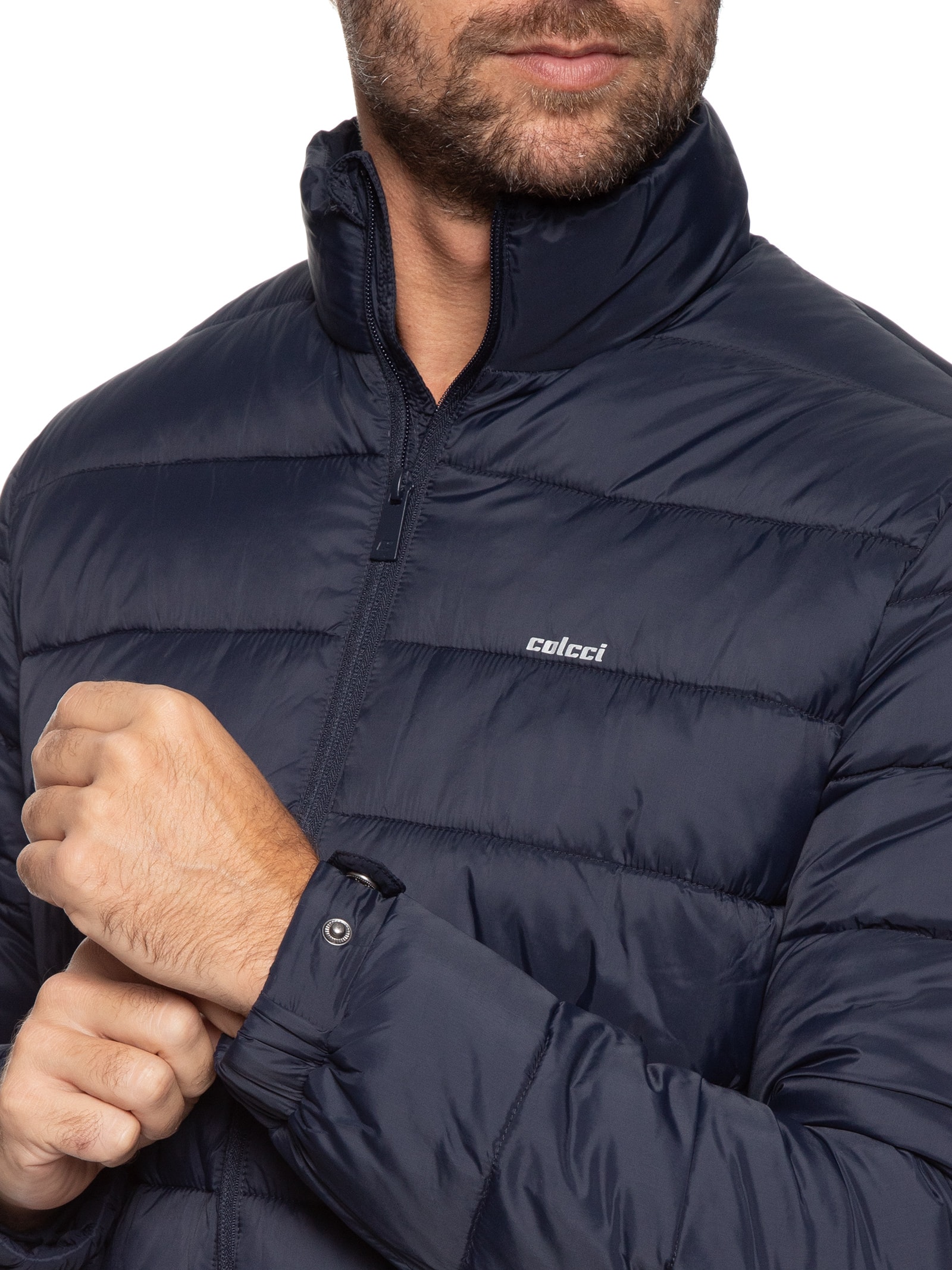 Blusa Feminina Alongada Em Tricot Cinza Colcci