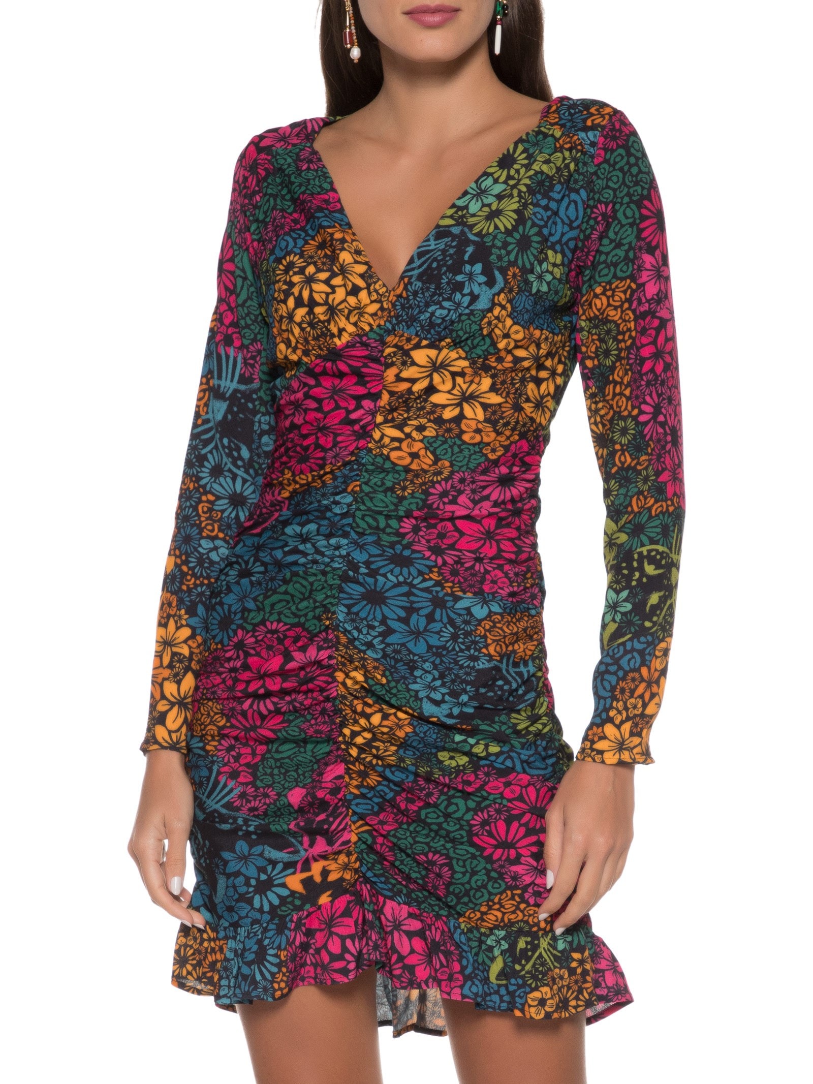Blusa Feminina Alongada Em Tricot Cinza Farm