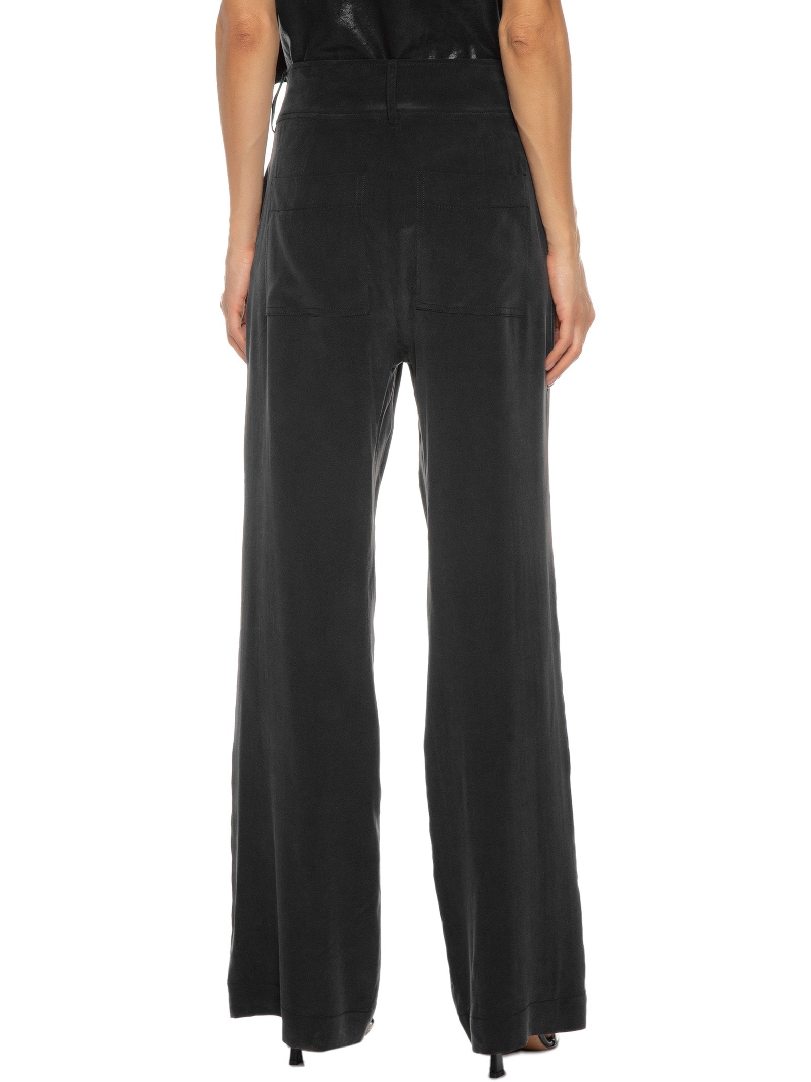 Blusa Feminina Alongada Em Tricot Cinza Le Lis