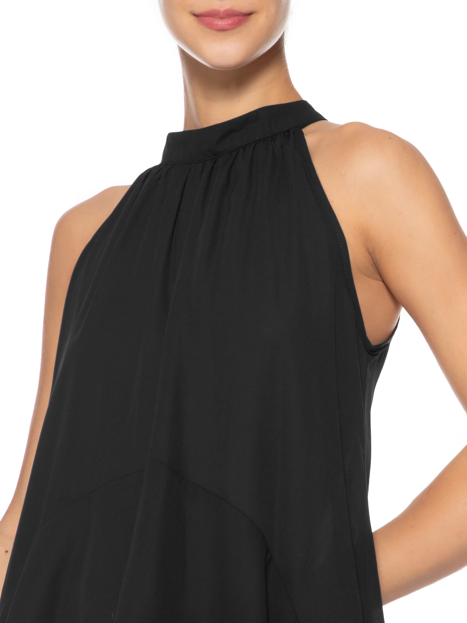 Blusa Feminina Alongada Preto Market 33
