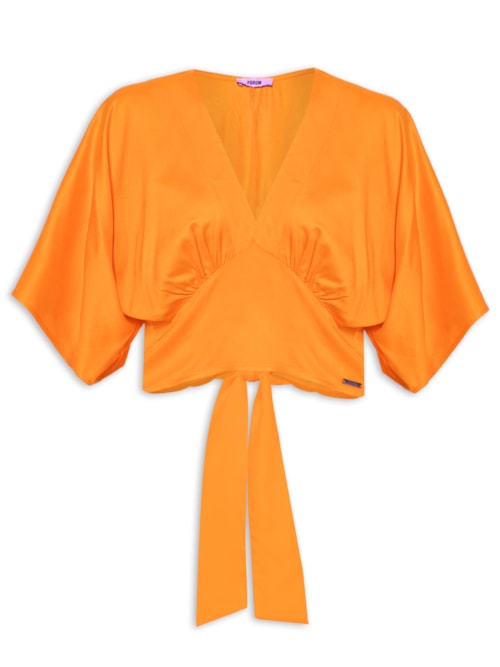 Blusa Feminina Amarração - Laranja