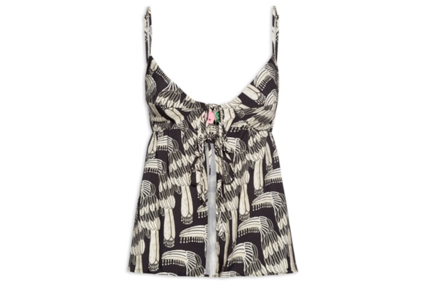 Blusa Feminina Amarração Tucanário - Preto