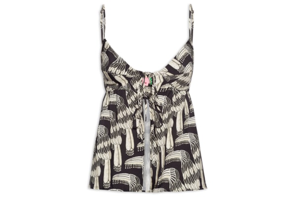 Blusa Feminina Amarração Tucanário - Preto