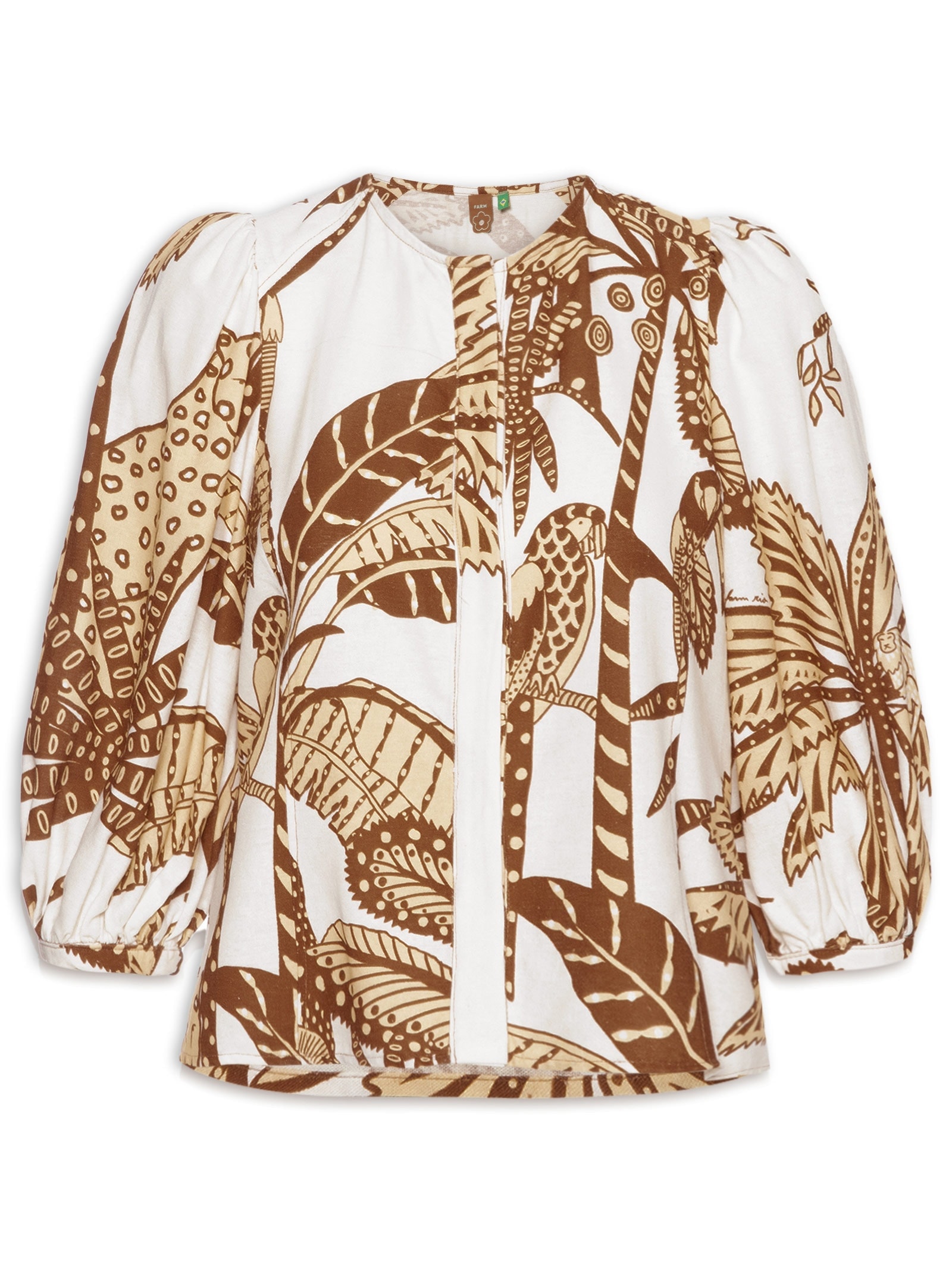 Blusa Feminina Amazônia Amarelo Farm