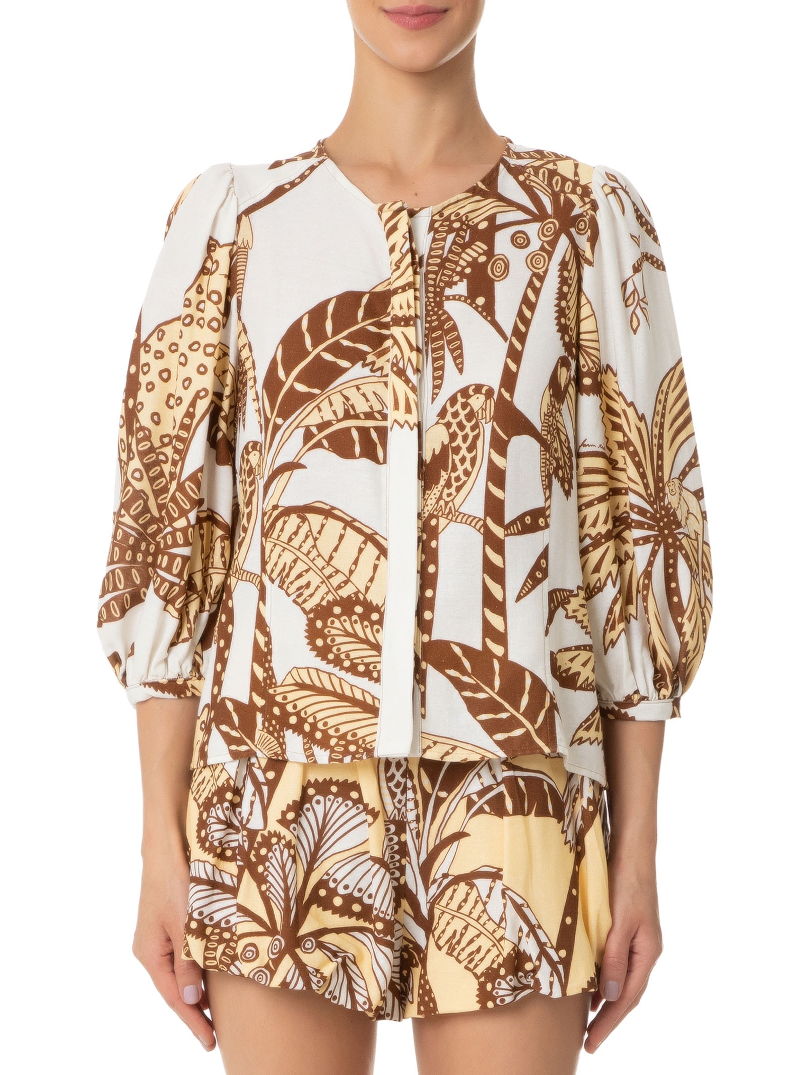 Blusa Feminina Amazônia Amarelo Farm