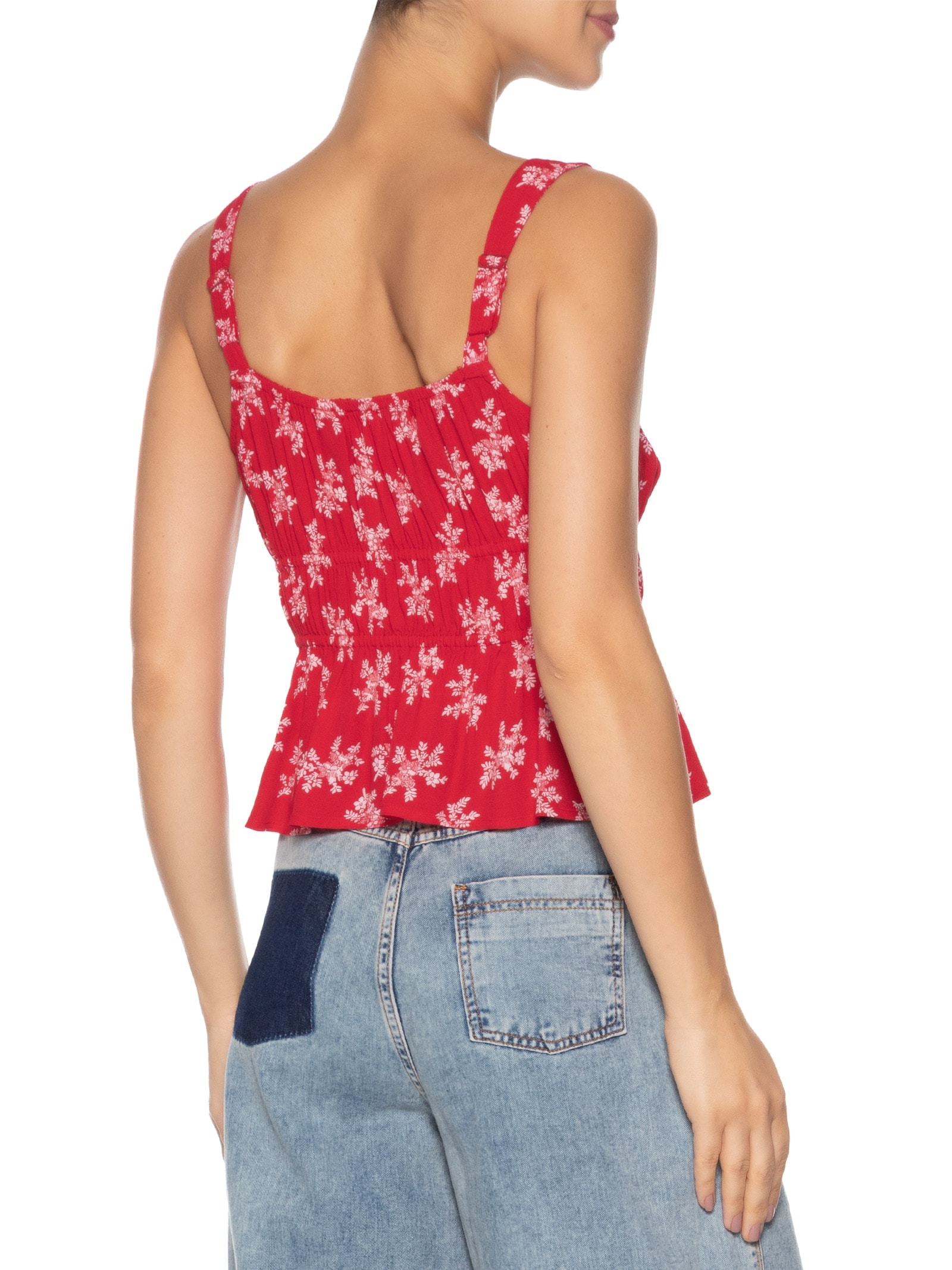 Blusa Feminina Ambrey Slim Sl BLS Vermelho Levi's