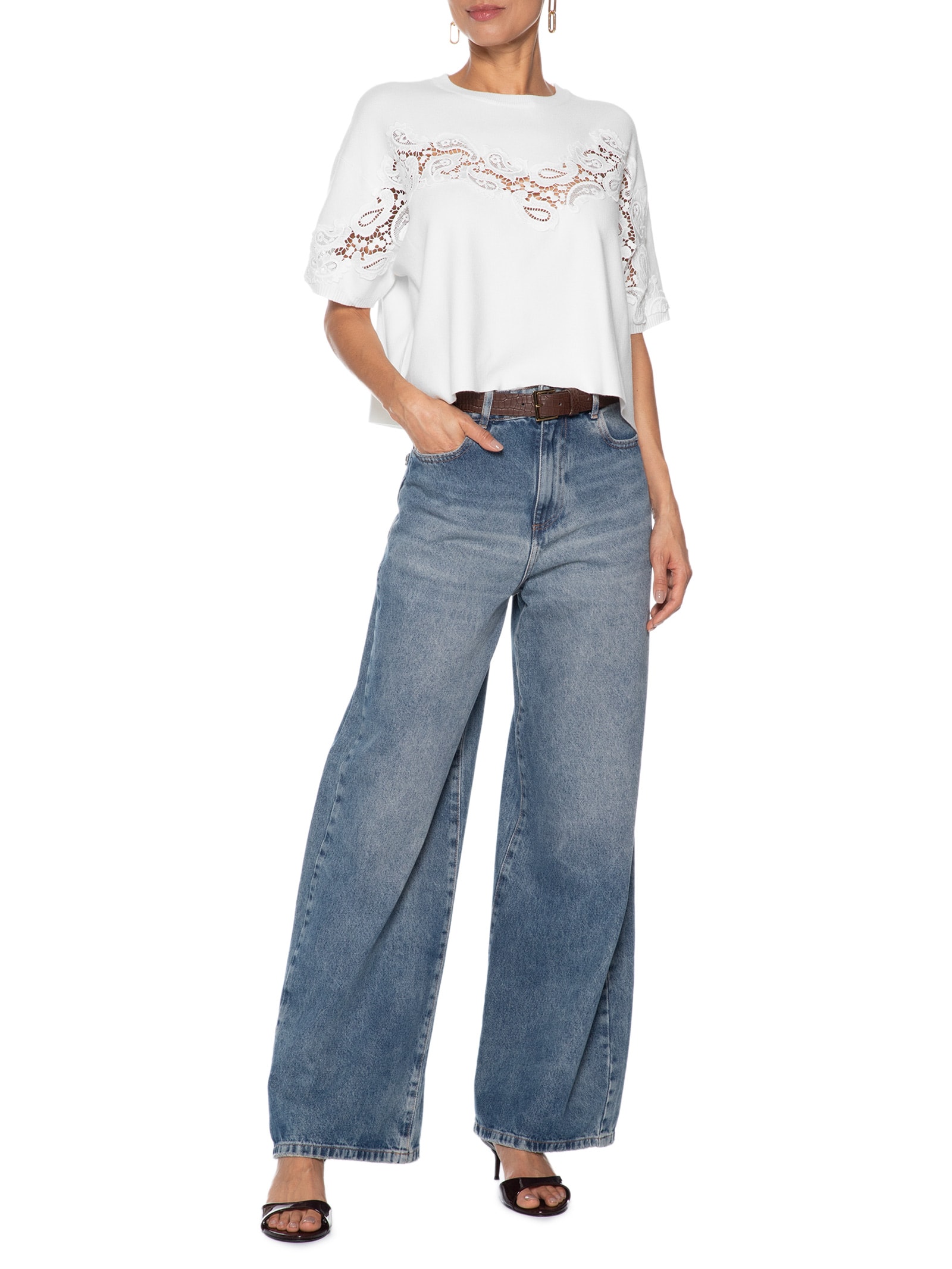Blusa Feminina Ana Branco Le Lis