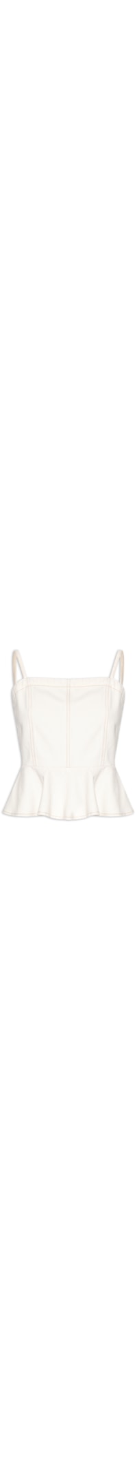 Blusa Feminina Anderson Flounce Top - Branco