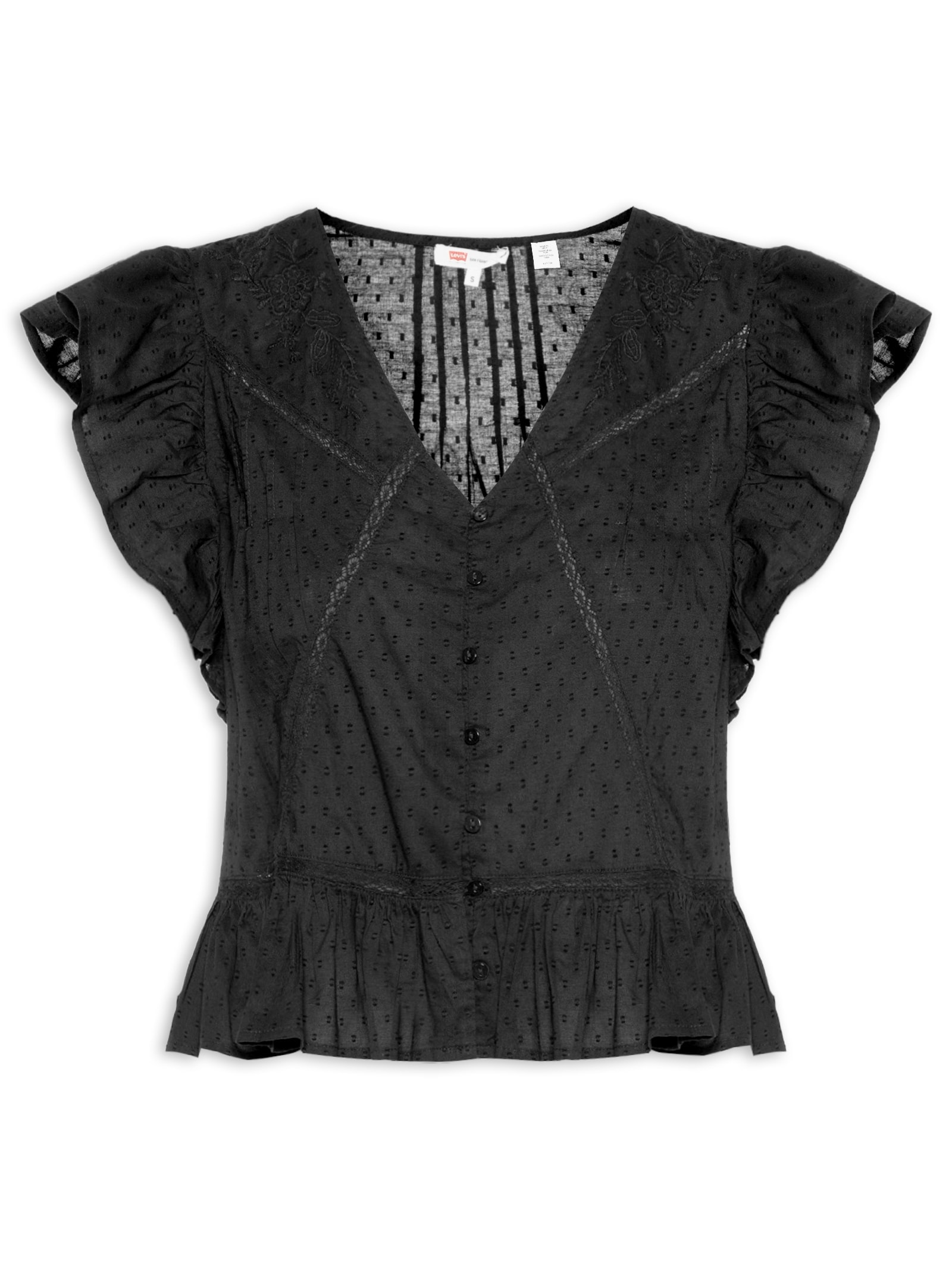 Blusa Feminina Aniston SS Blouise Preto Levi's