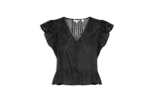 Blusa Feminina Aniston SS Blouise - Preto