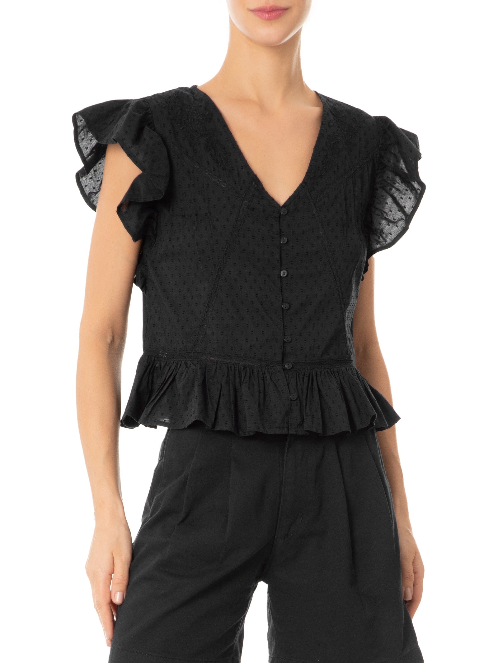 Blusa Feminina Aniston SS Blouise Preto Levi's