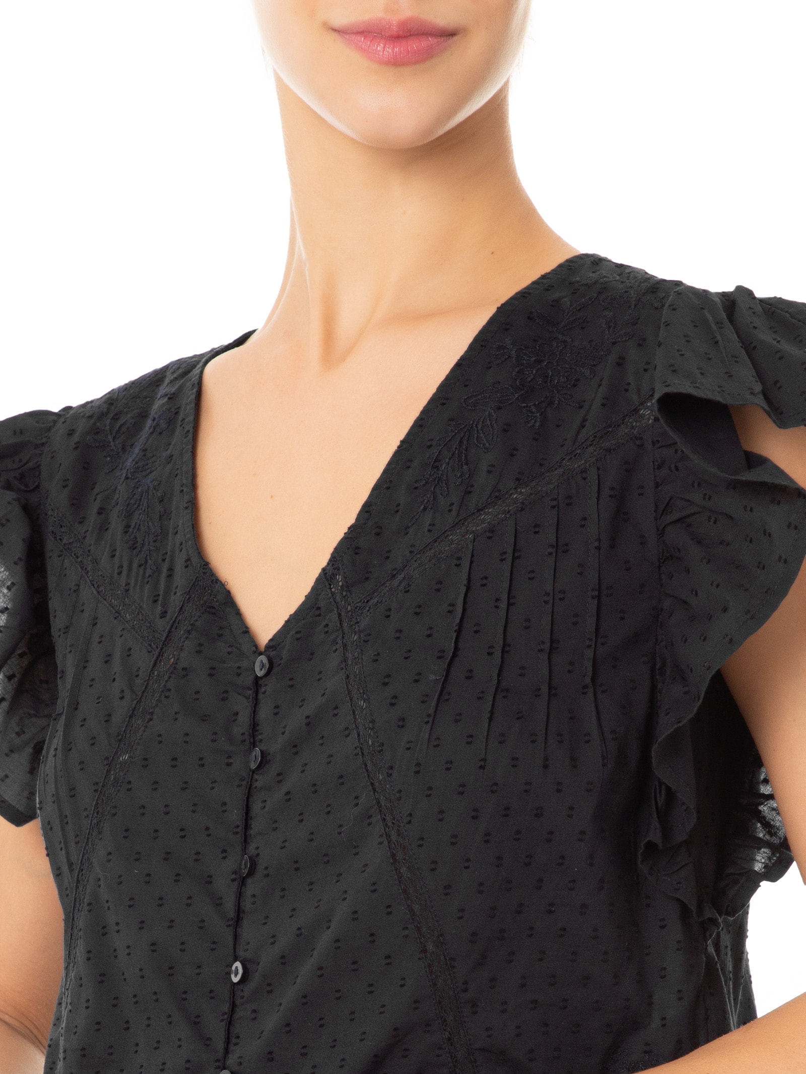 Blusa Feminina Aniston SS Blouise Preto Levi's