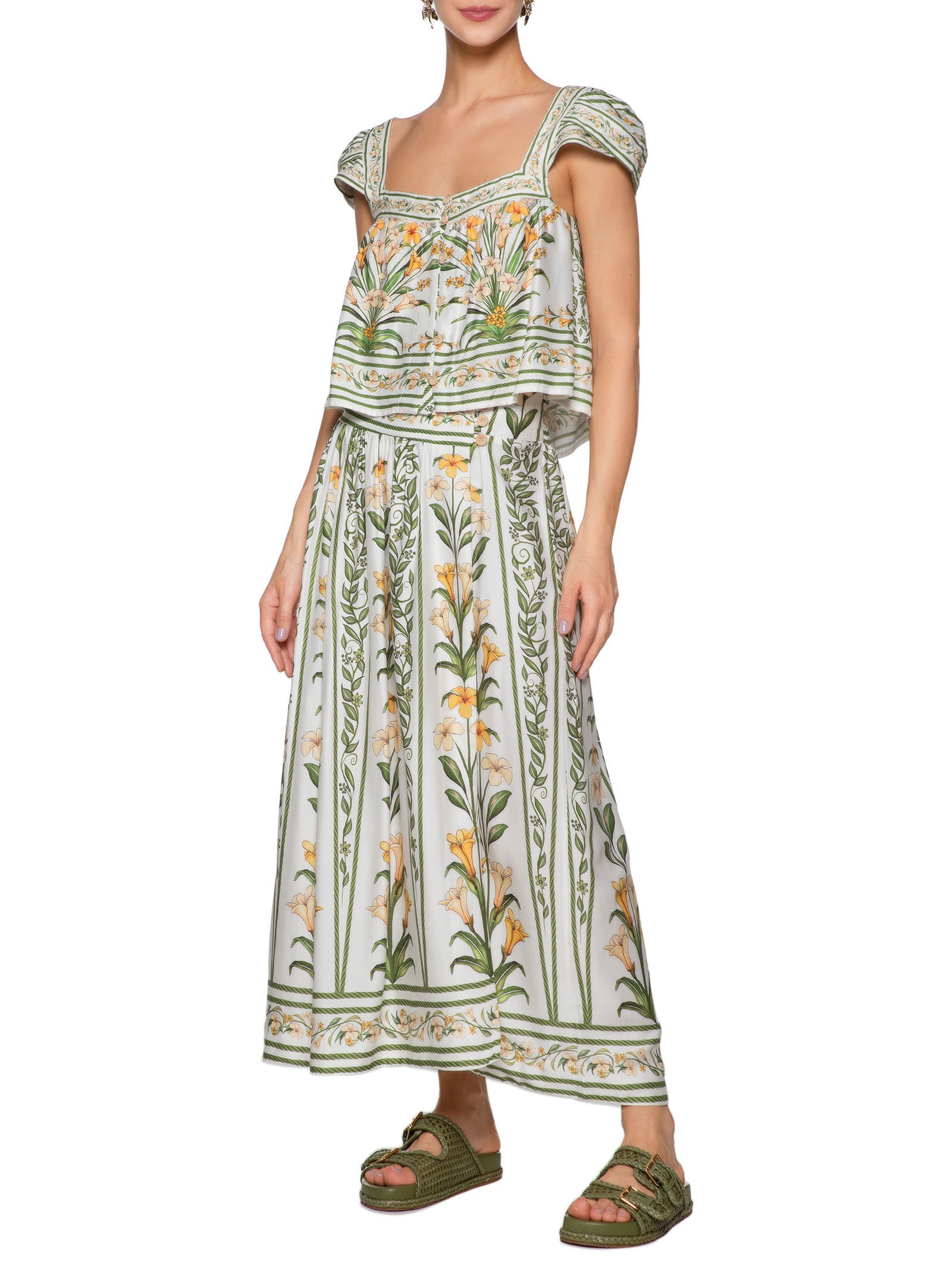 Blusa Feminina Antonela Amarelo Farm