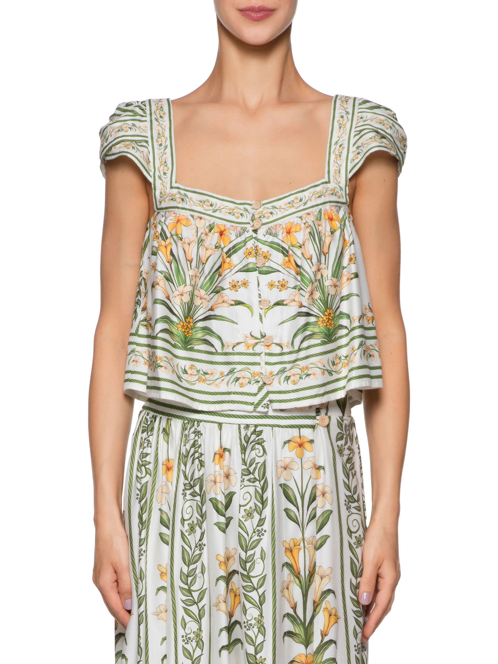 Blusa Feminina Antonela Amarelo Farm