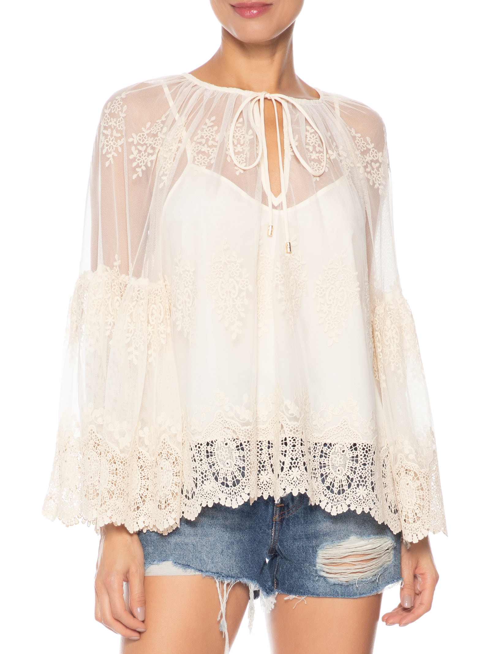Blusa Feminina Antonella Branco Le Lis