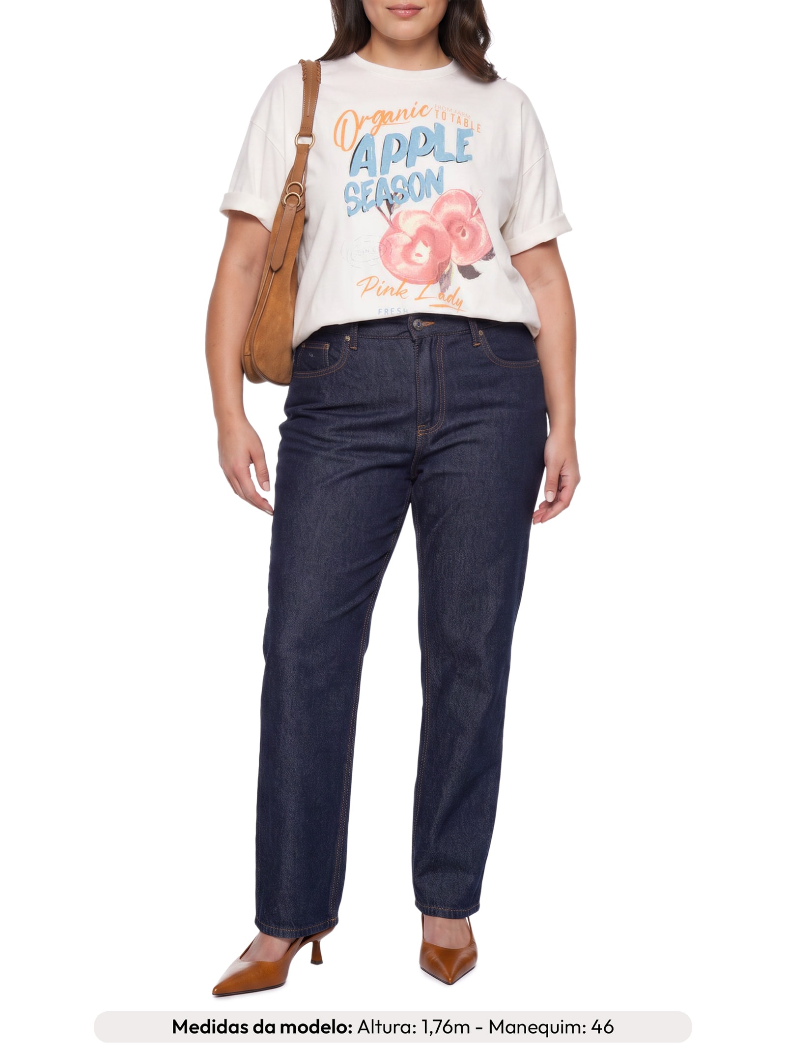 Blusa Feminina Apple Branco Le Lis