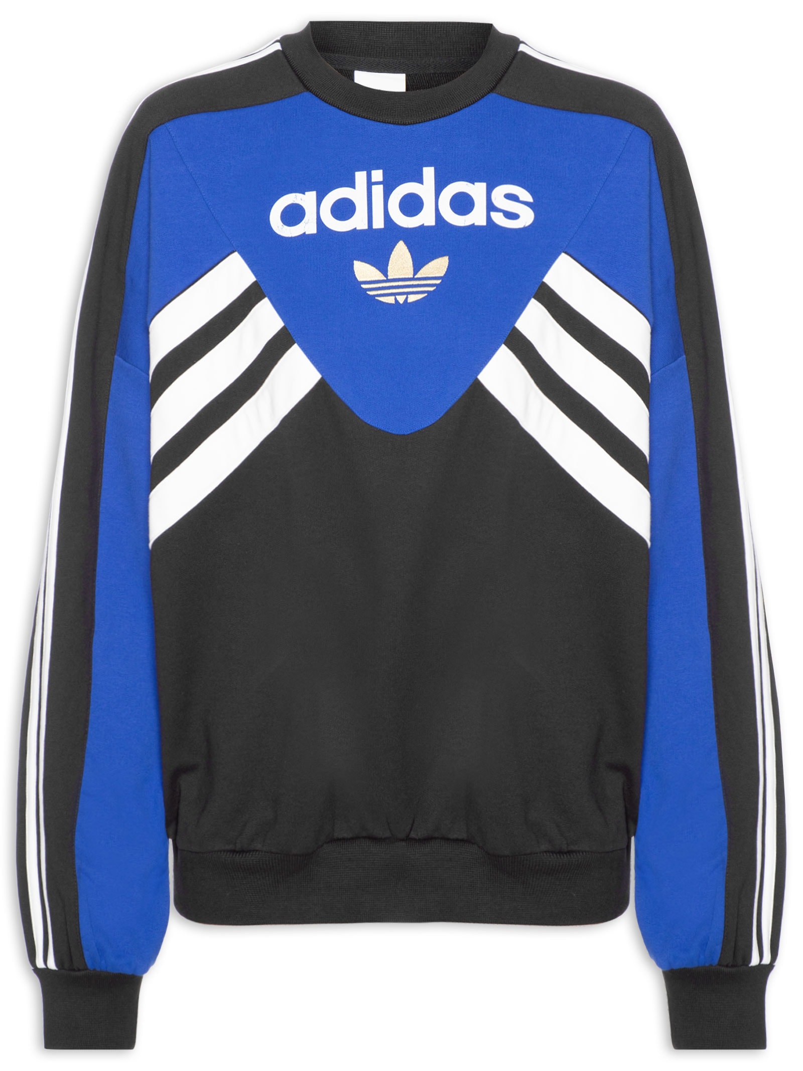 Blusa Feminina Argentina Crew Azul Adidas Originals
