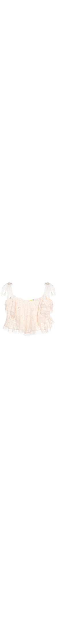 Blusa Feminina Artesanal Babados - Bege