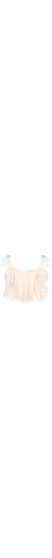 Blusa Feminina Artesanal Babados - Bege